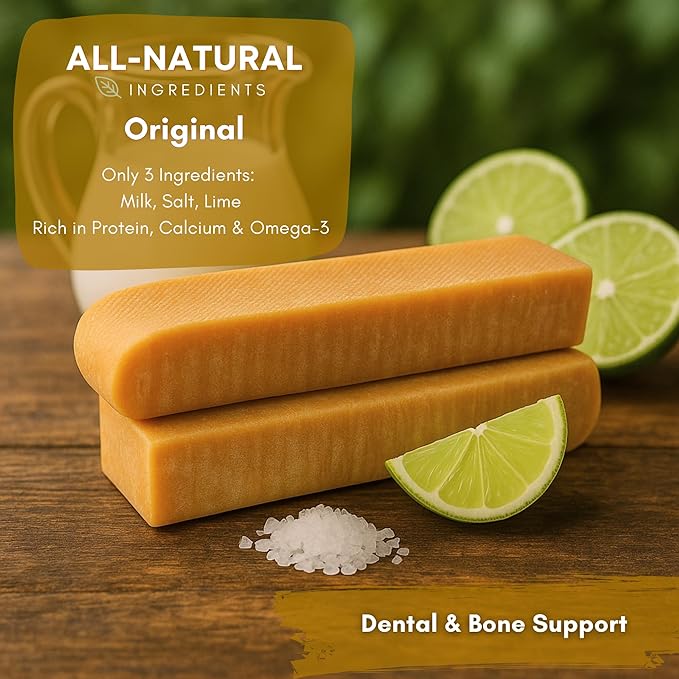 Majestic Pet Himalayan All-Natural Yak Cheese Dog Chews Made with 100% Cows Milk- Long Lasting Dental Chew for Dogs - Healthy Pet Treats (Dental & Bone Support, Regular, 1 Pack)