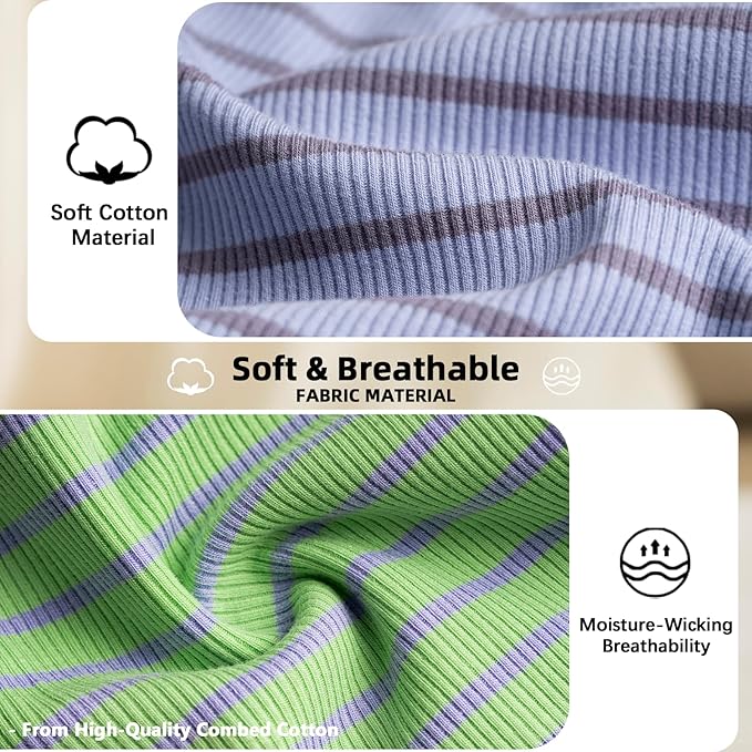 Koneseve Dog Shirt 2 Pack Breathable Sleeveless Vest, Stretchy & Soft, Purple & Vivid Green Size 4XL