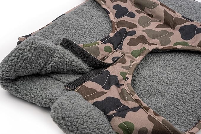 King Buck After-Hunt Quilted Sherpa Jacket, Camo, S/M