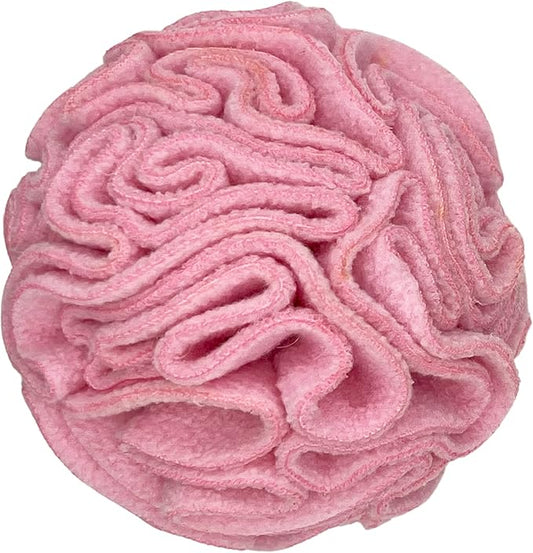 Glory To Dog Puppy and Small Breed Snuffle Interactive Foraging Dog Puzzle Ball Toy Pink