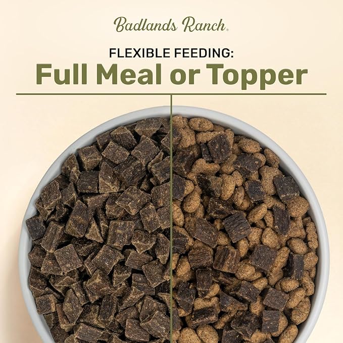 BADLANDS RANCH by Katherine Heigl- Superfood Complete, Air-Dried Adult Dog Food - High Protein, Zero Fillers, Superfood Nutrition (24 Ounce (Pack of 4), Chicken)