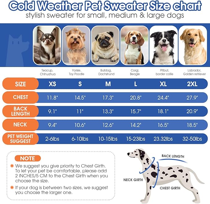 Queenmore XSmall Dog Sweater,Small Sweater for Dog,Soft Knitted Pet Sweater Christmas Clothing,Turtleneck Pullover Puppy Sweaters for Dogs Girls Boys,Cozy Pet Knitwear for Teacup,Chihuahua(Purple,XS)