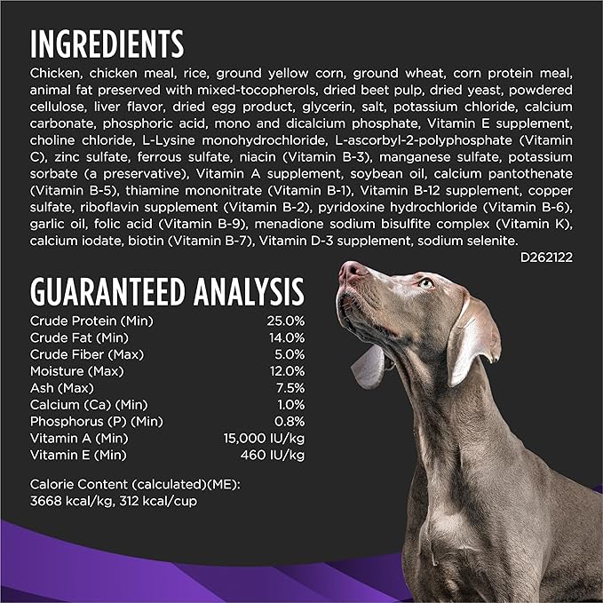 Pro Plan Veterinary Diets Purina DH Dental Health Canine Dog Food Dry Formula - 16.5 lb. Bag