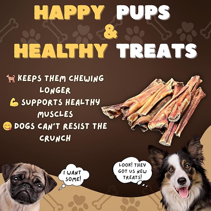 Woofley's - Esophagus Stick (1 Pound)- Gullet Sticks for Dogs - Safe Jerky Dog Chews -Easily Digestible Dog Jerky Bully Sticks