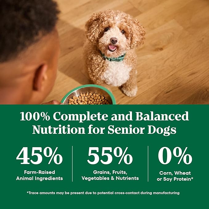 Nutro Natural Choice Chicken & Brown Rice Small Breed Senior Dog Food Dry Recipe, 5 lb. Bag