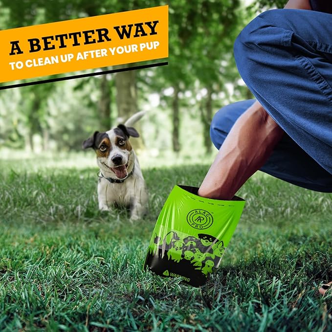ALAGPRO® 2,000 Commercial Grade Dog Waste Station Refill Roll Bags - Fits Any Pet Waste Station - 45% Thicker than Competitor Bags - 10 Rolls of 200 Bags for Backyard, Parks & HOA's
