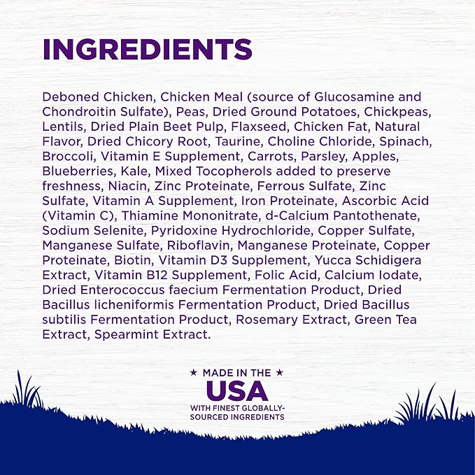 Wellness Complete Health Dry Dog Food, Large Breed, Grain Free, Natural, Chicken Recipe, (24-Pound Bag)