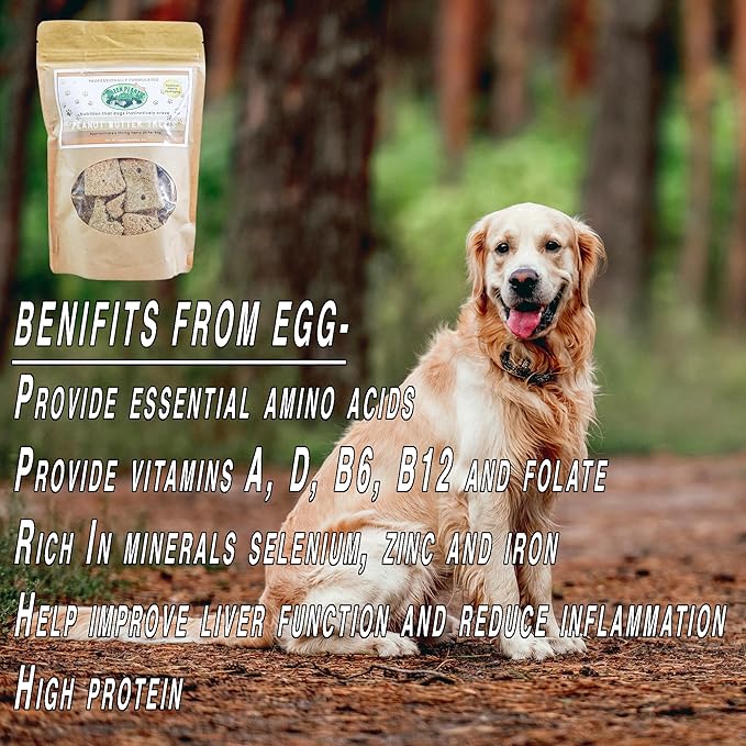 Dog Treats | Peanut Butter 100mg of Hemp Per Bag | 100% Natural and Non GMO | Offers Your Pet Hip, Joint, and Muscle Support | Aids with Anxiety,Stress, and Pain