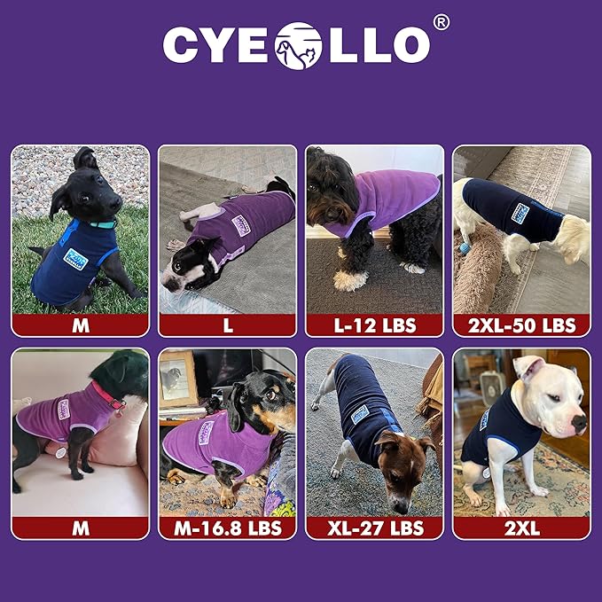 cyeollo Fleece Dog Sweater, Turtleneck Dog Sweatshirt Stretchy Pullover Fleece Vest Warm Winter Fall Clothes for Small Dogs Boy Girl Pet Apparel, Red M