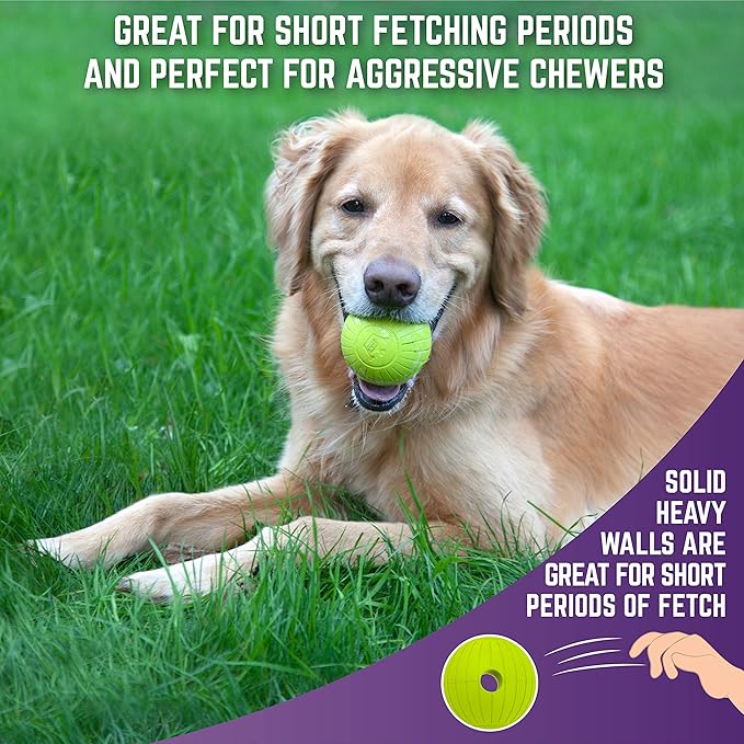 Chew King 3 Inch Supreme Rubber Balls (4-Pack)