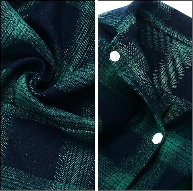 Koneseve Dog Shirt, Pet Plaid Clothes Shirt T-Shirt, Sweater Bottoming Shirt for Small Dog Cat Puppy Grid Adorable Wearing Stylish Cozy Halloween,Christmas Costumes (Green;XS/Extra Small)