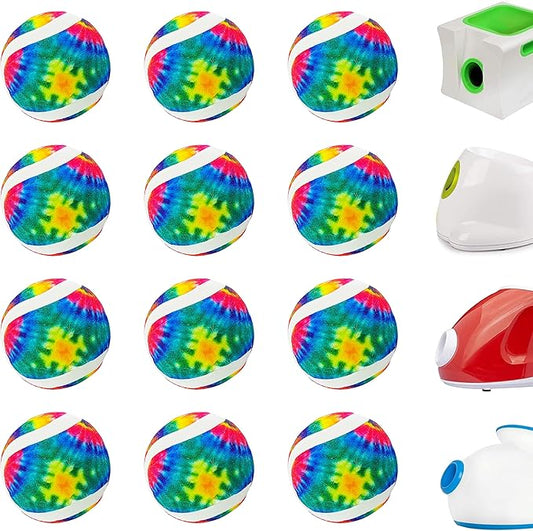 X-Small Dog Tennis Balls Dog Toys Ball 1.5" Pack of 12, Fit Ball Launchers