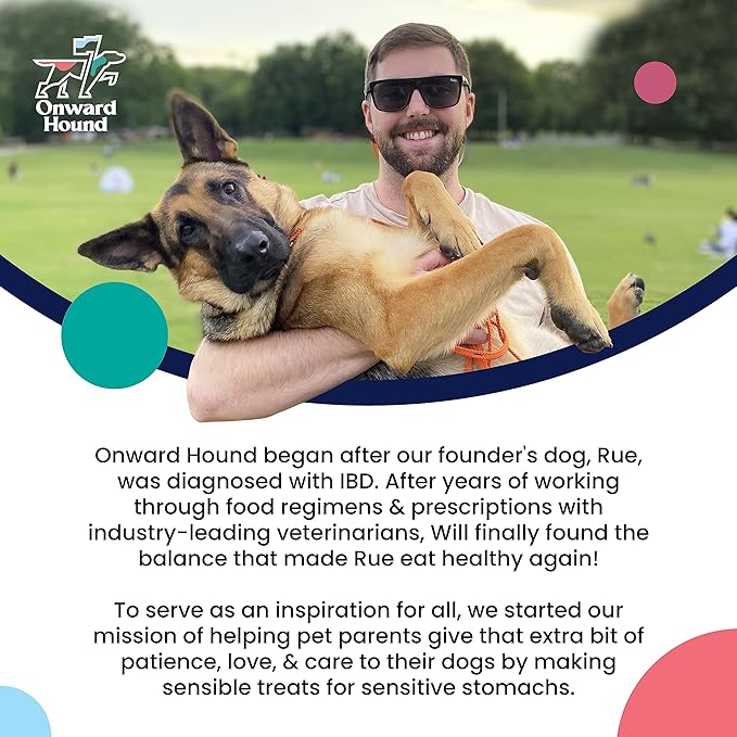 Onward Hound Training Treats for Dogs - Soft Bison - Low Calorie Dog Training Treats for Sensitive Stomachs with Single Source Premium Protein, Corn Free, & Soy Free Formula - 4 oz