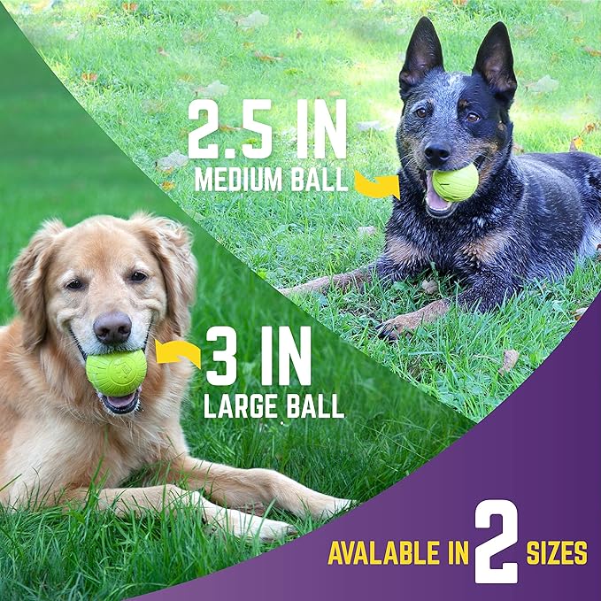 Chew King 3 Inch Supreme Rubber Balls (4-Pack)